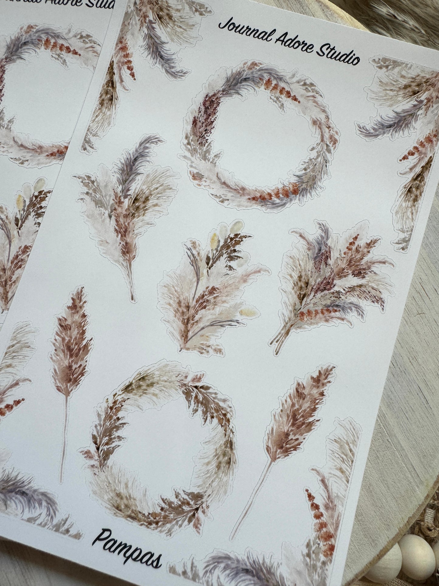 Pampas Sticker Sheets