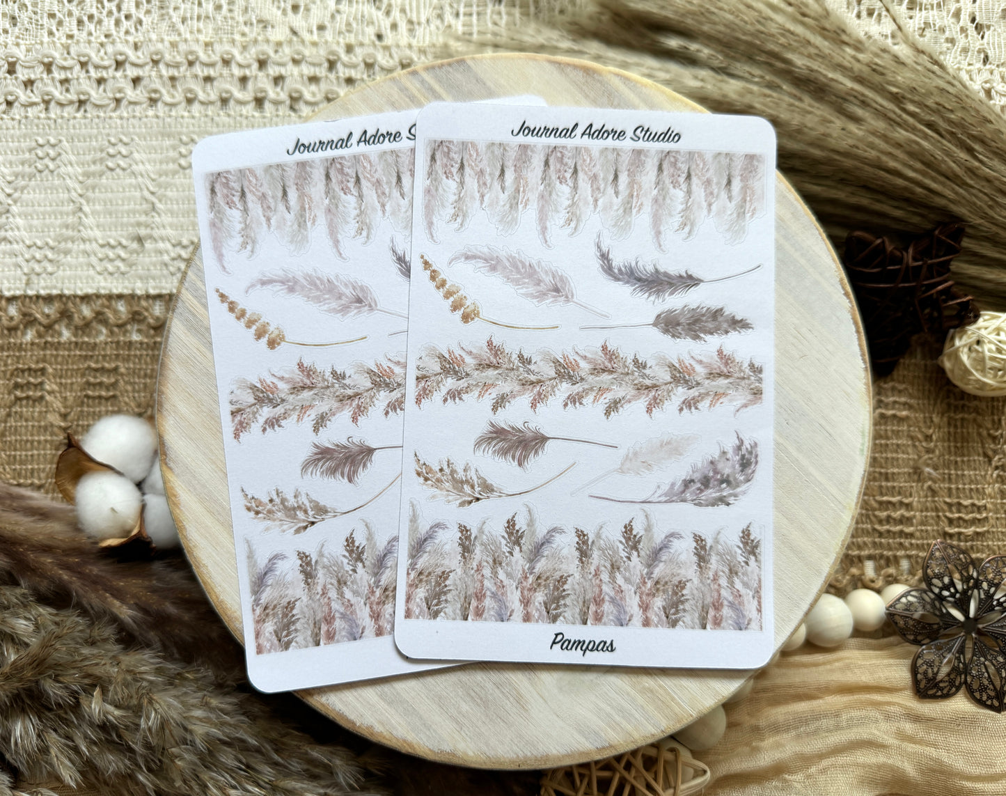 Pampas Sticker Sheets