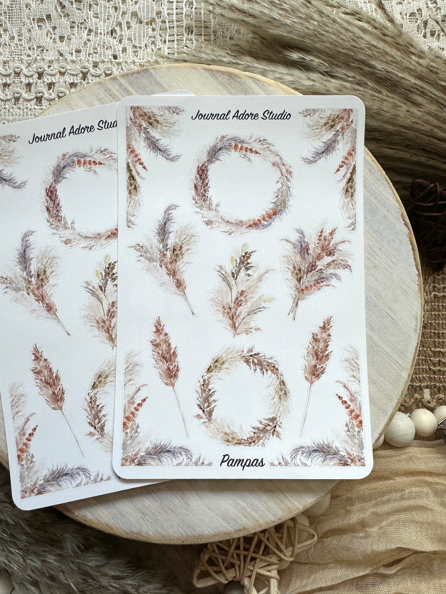 Pampas Sticker Sheets