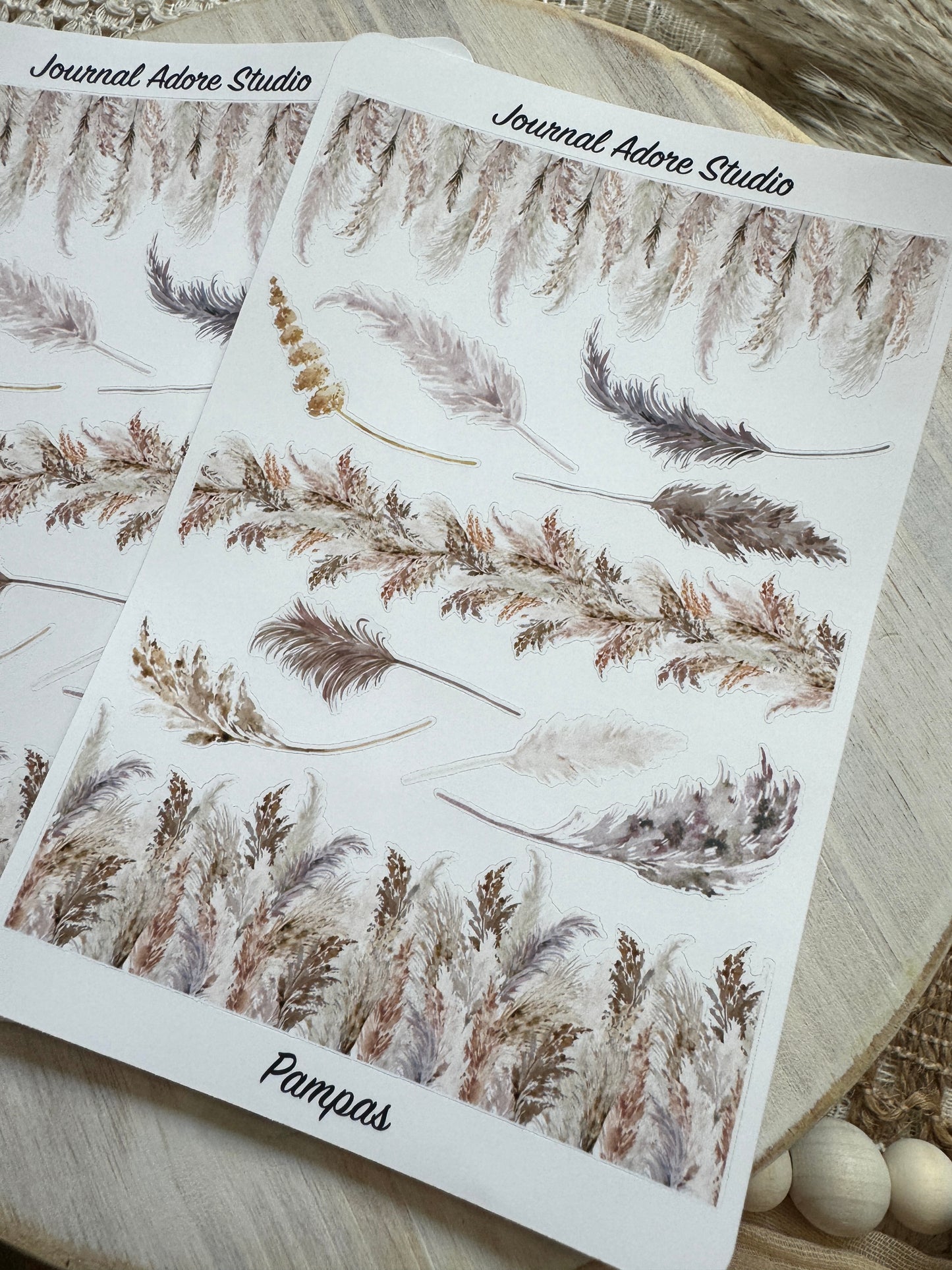 Pampas Sticker Sheets