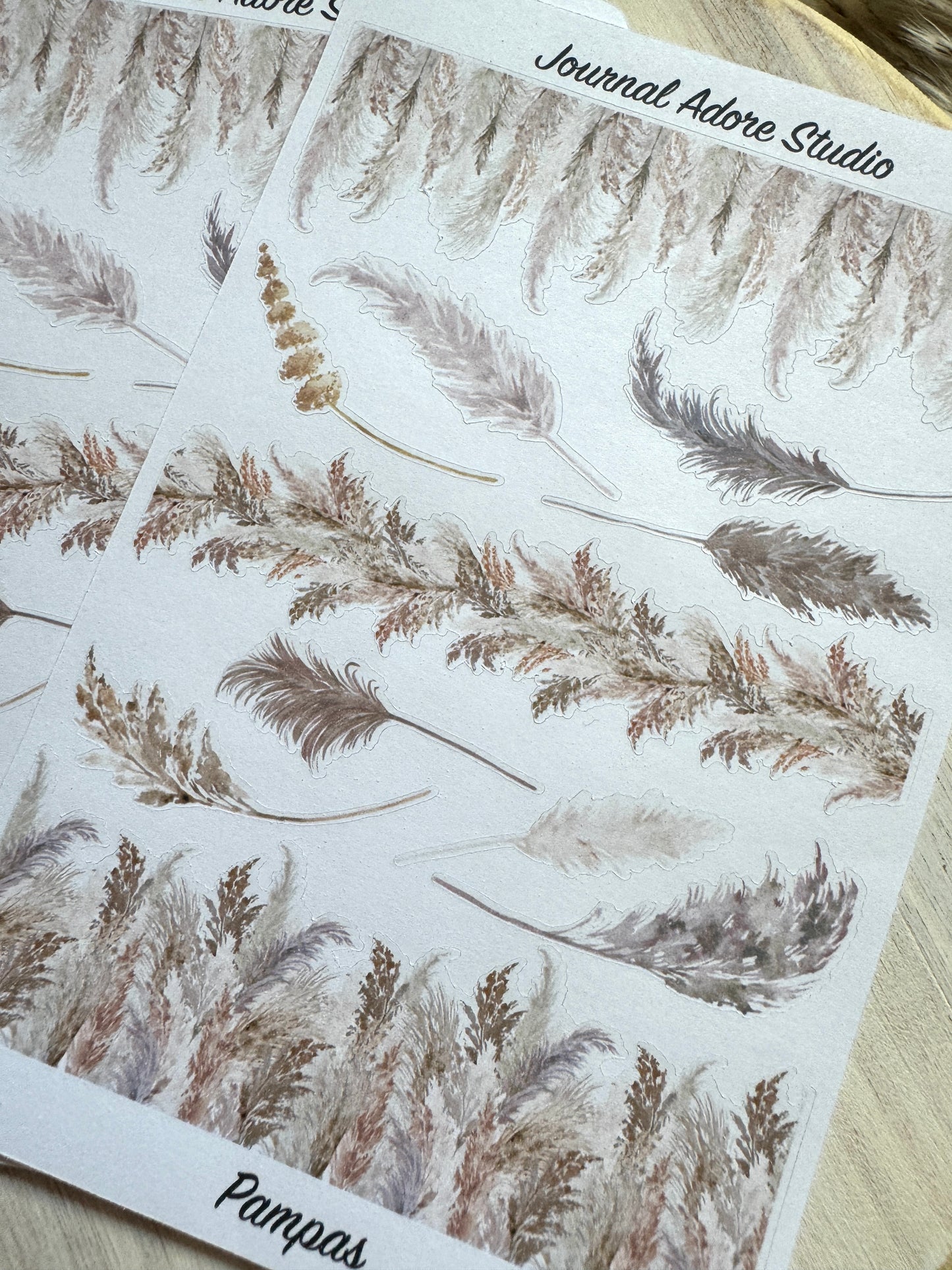 Pampas Sticker Sheets