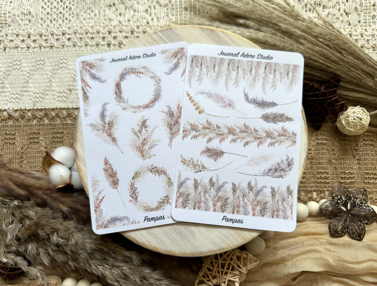 Pampas Sticker Sheets