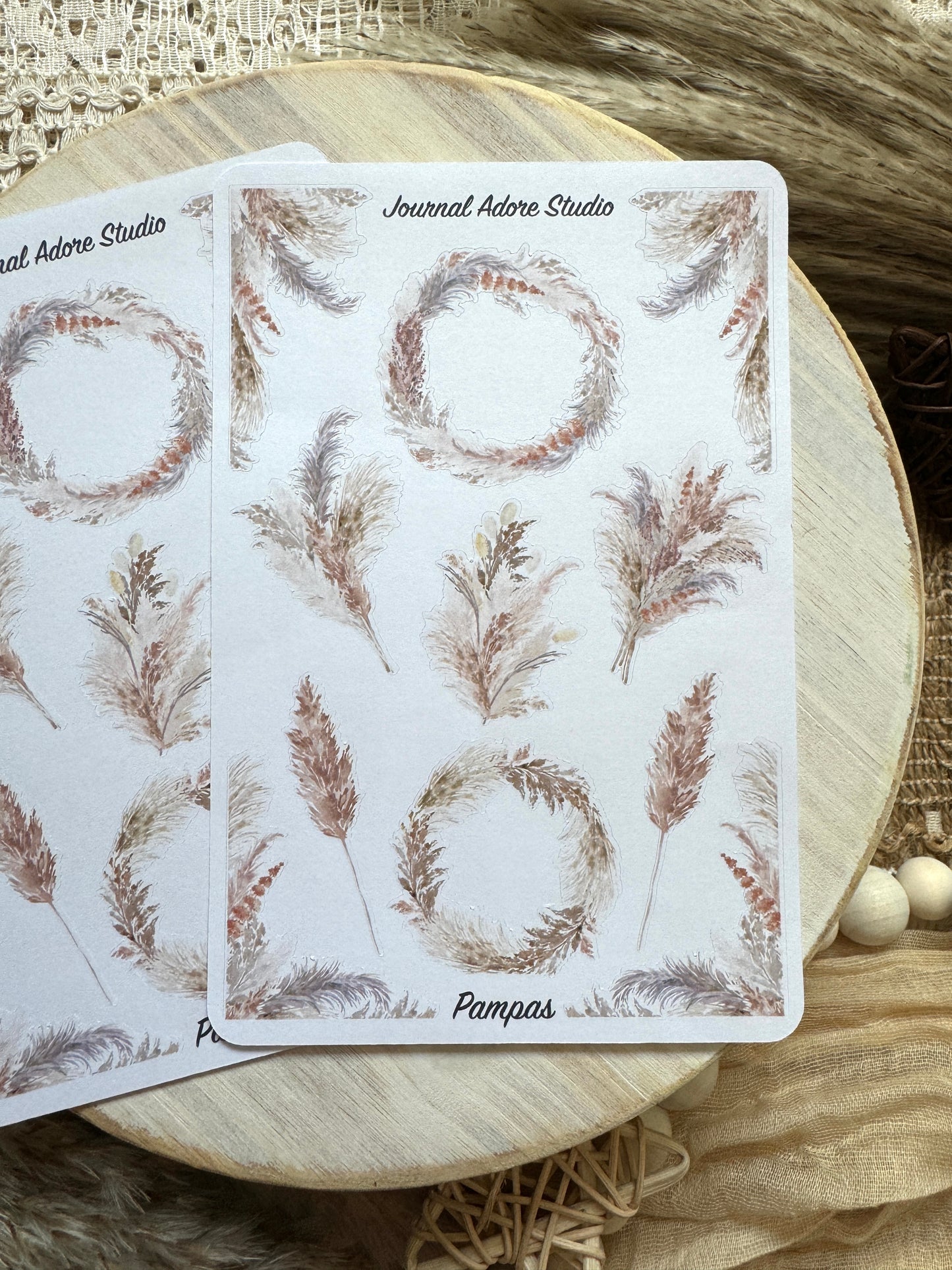 Pampas Sticker Sheets