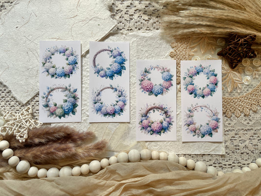 Hydrangea Wreath Memos