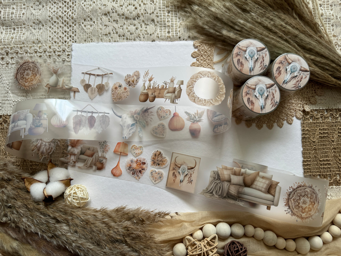 Boho PET Tapes Set