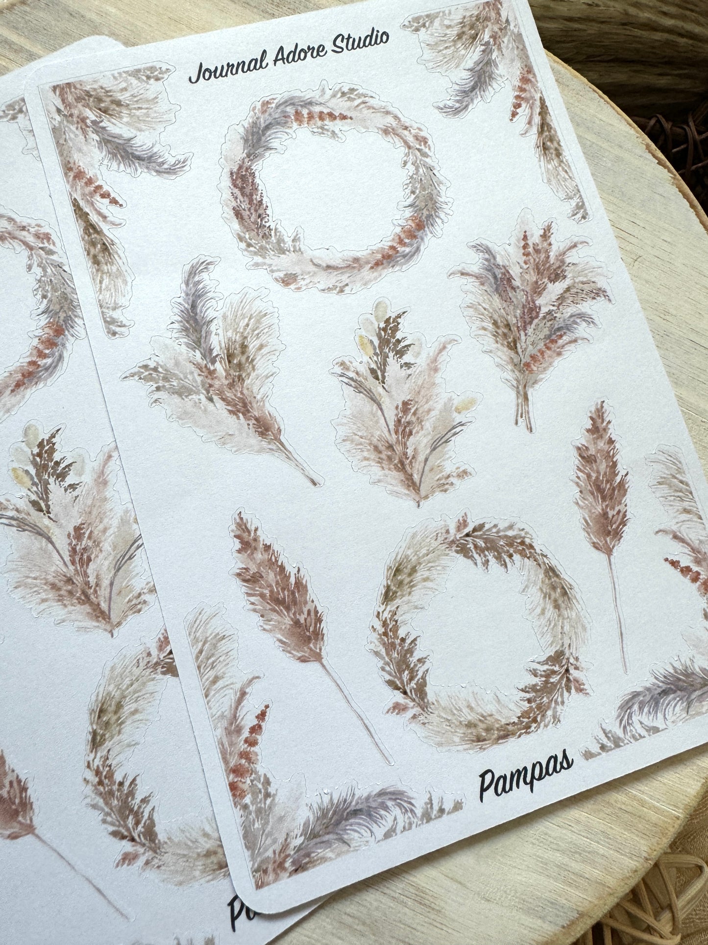 Pampas Sticker Sheets