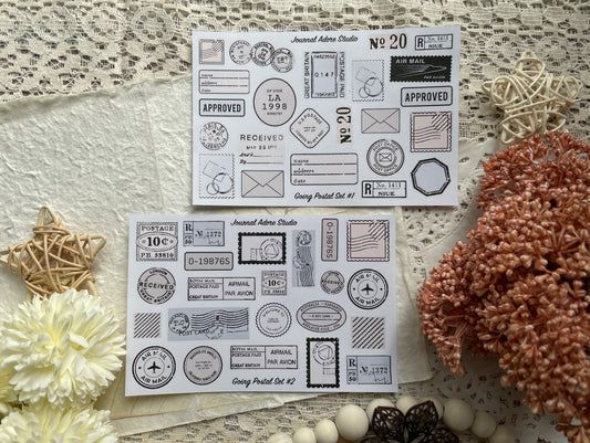 Going Postal Sticker Sheet Set