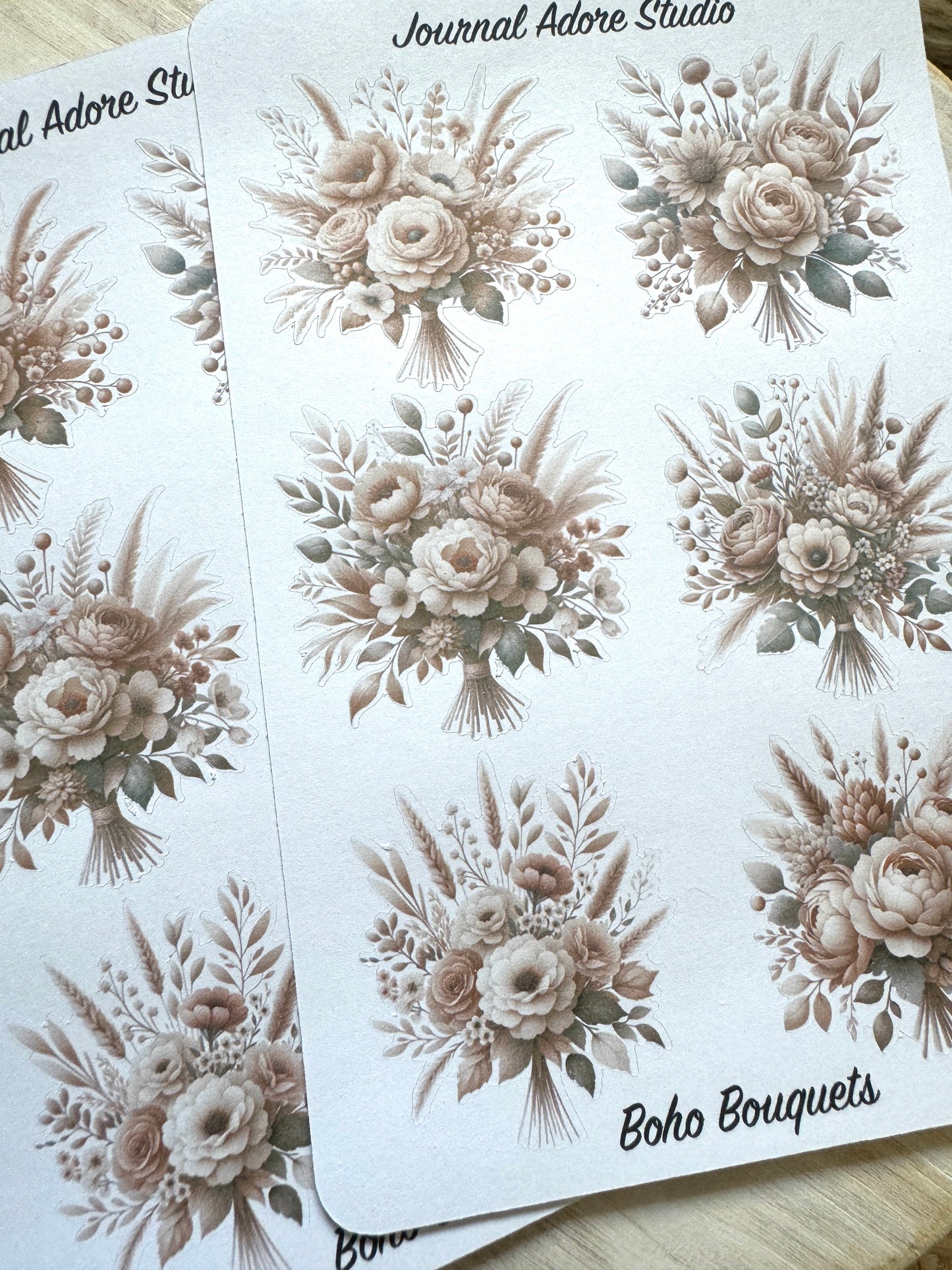 Boho Bouquets Sticker Sheet