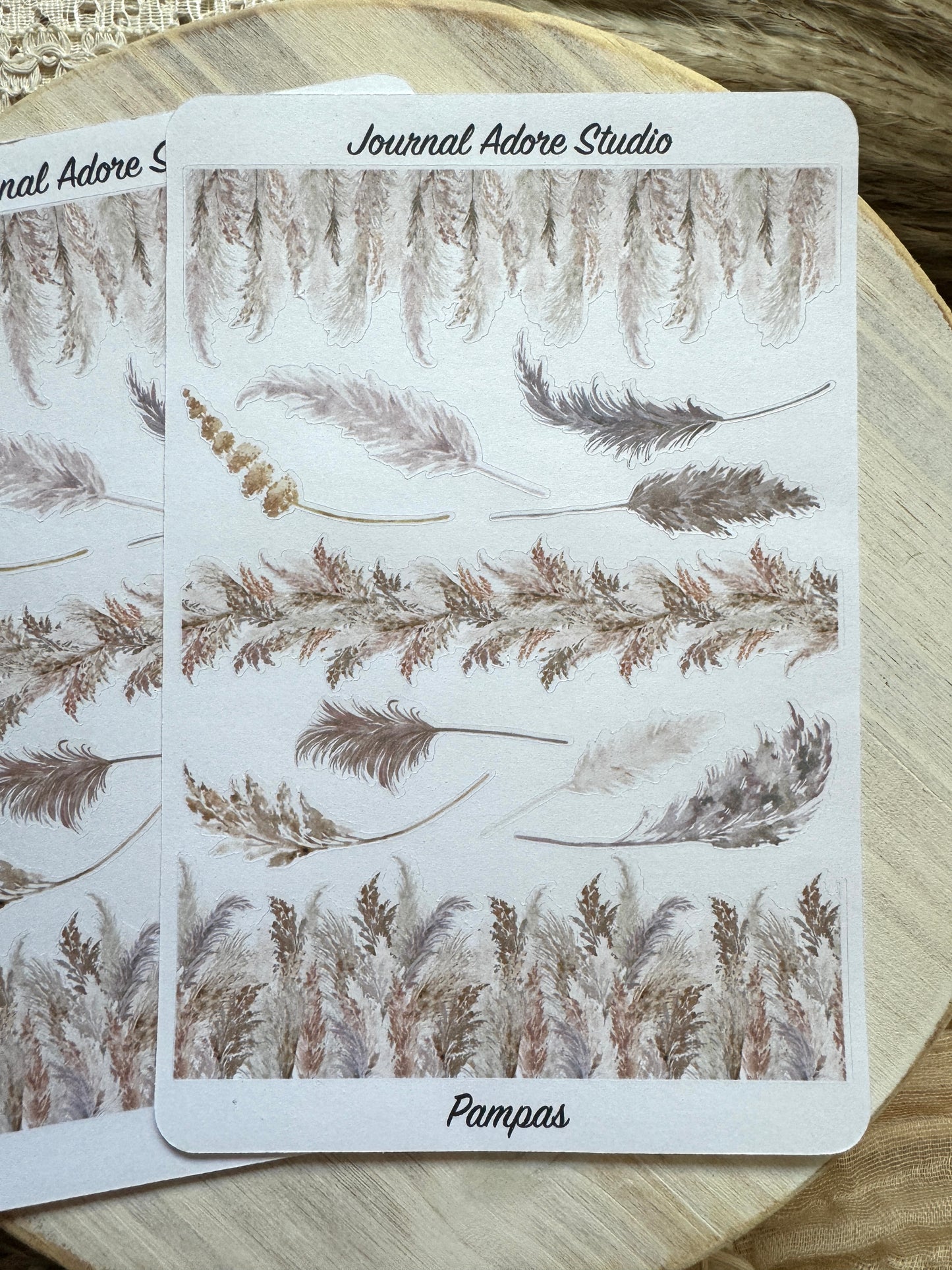 Pampas Sticker Sheets