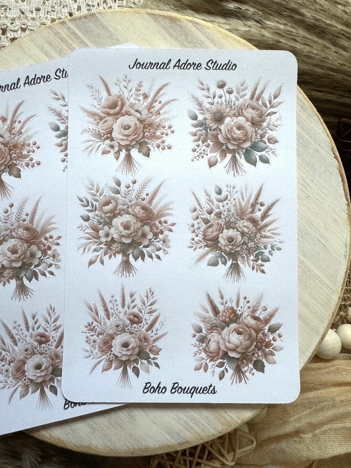 Boho Bouquets Sticker Sheet