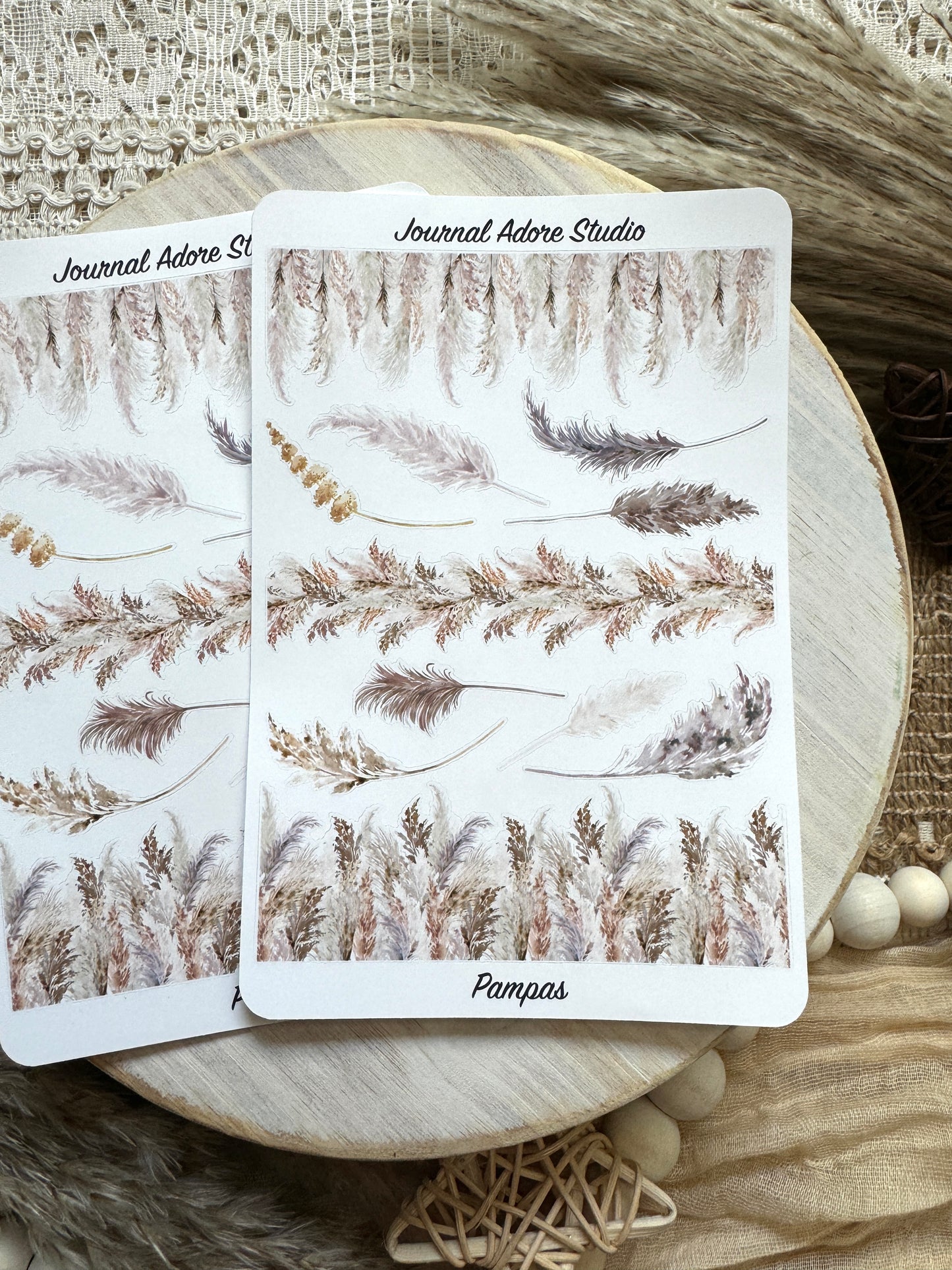 Pampas Sticker Sheets