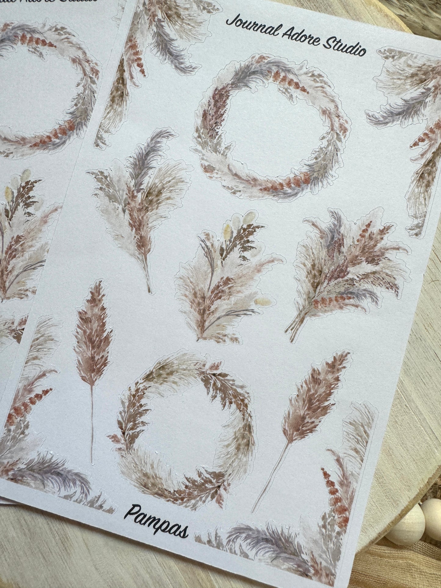 Pampas Sticker Sheets