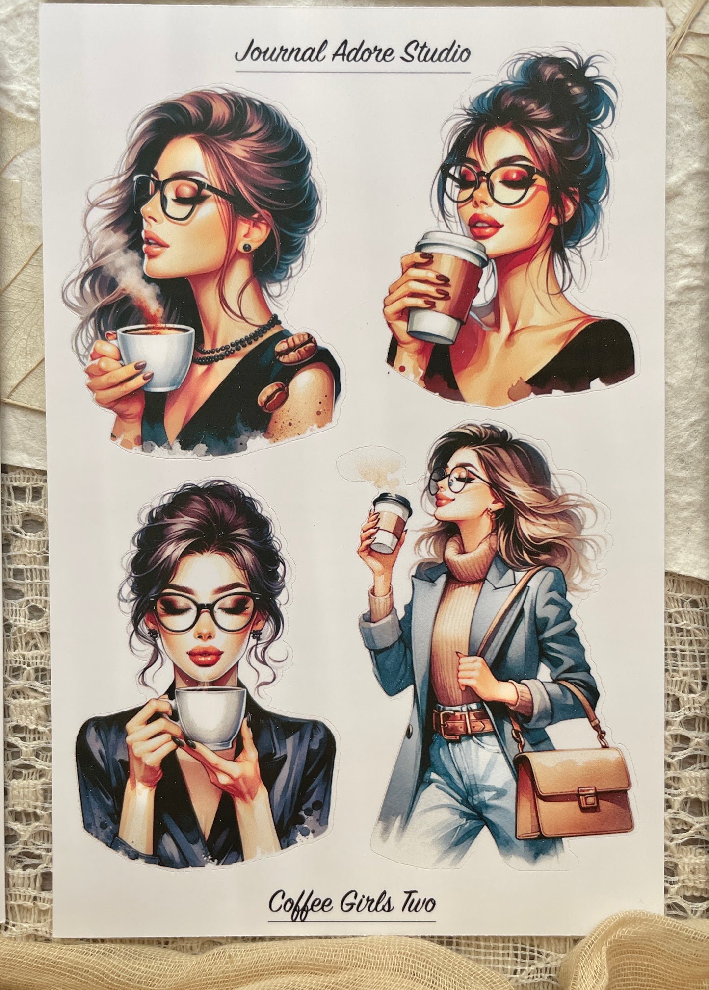 Coffee Lovers Sticker Set