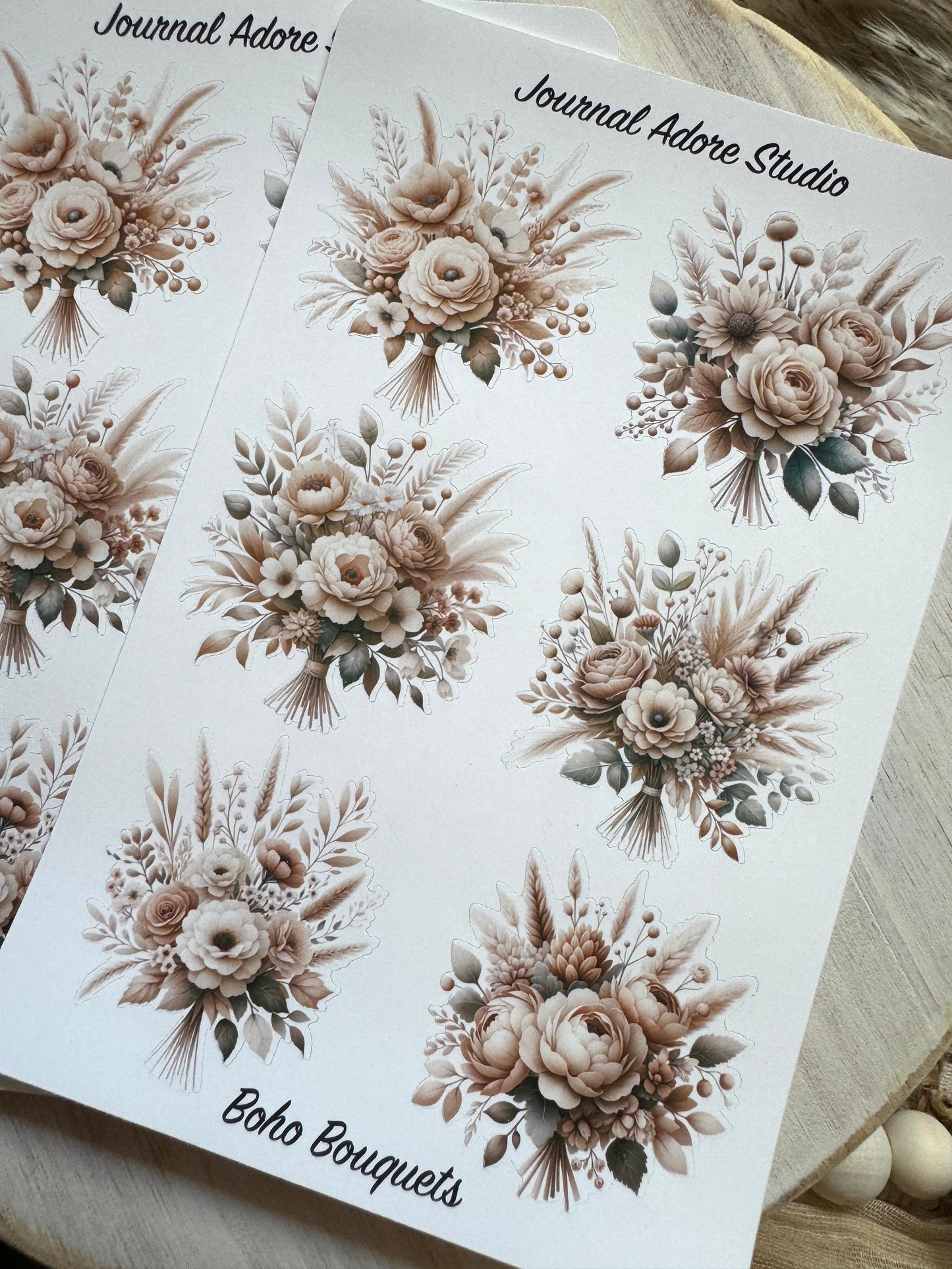 Boho Bouquets Sticker Sheet